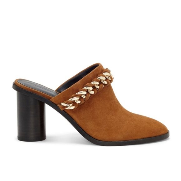 Rebecca Minkoff Galiyah Chain Linked Mule Slides Shoes NEW - Picture 3 of 7